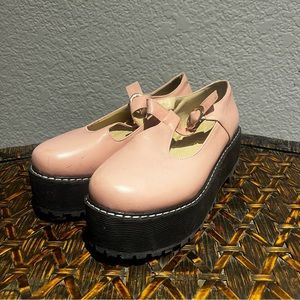 pink mary janes size 7.5 women’s